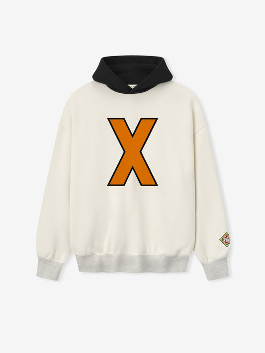 Essentials Cuban X-Giants Hoodie – Cream White & Black