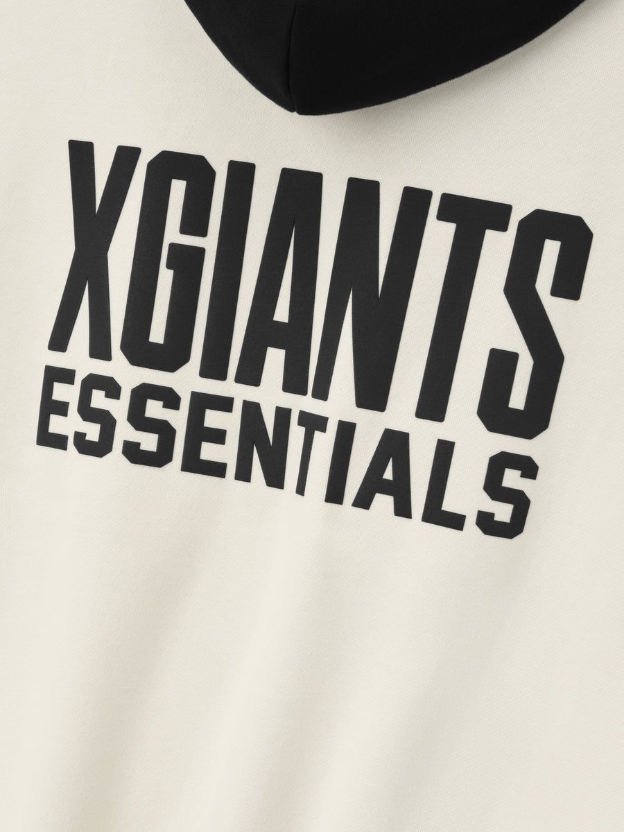 Essentials Cuban X-Giants Hoodie – Cream White & Black