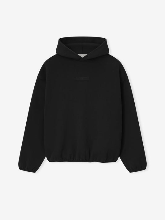 Modern Fleece Hoodie – Jet Black