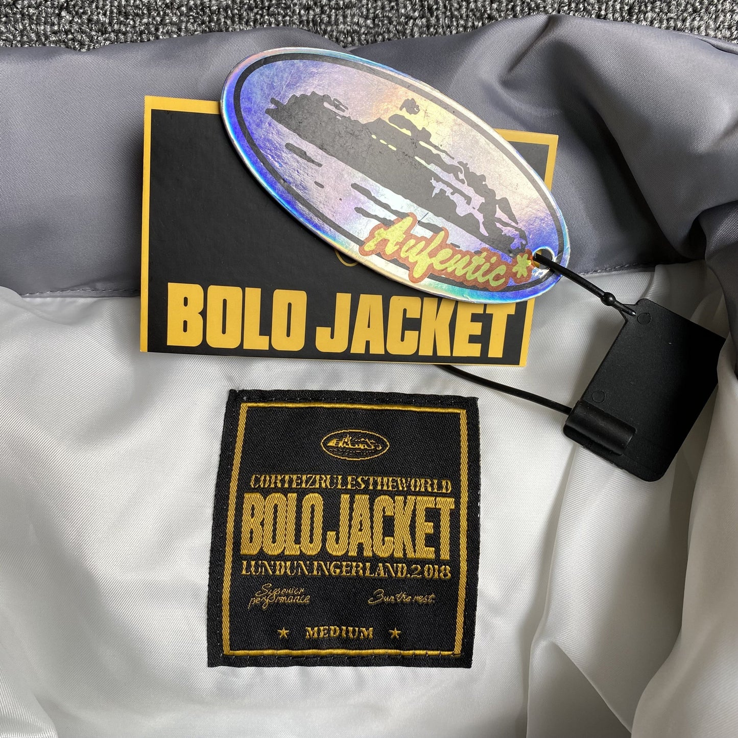 Corteiz Bolo Jacket Grey