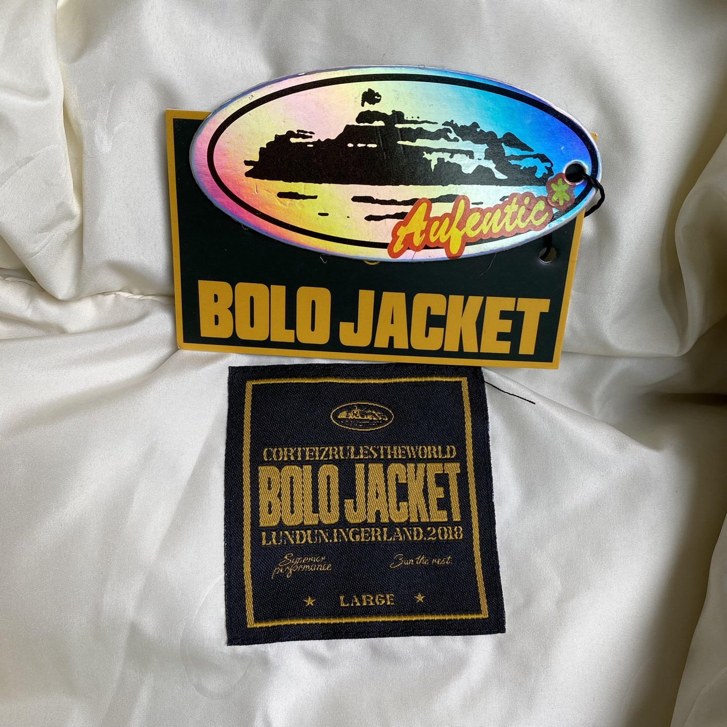 Corteiz Bolo V2 Jacket Cream