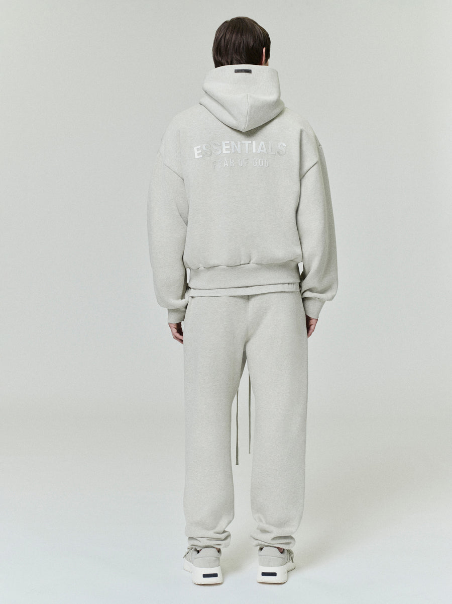 Classic Fleece Hoodie – Heather Stone