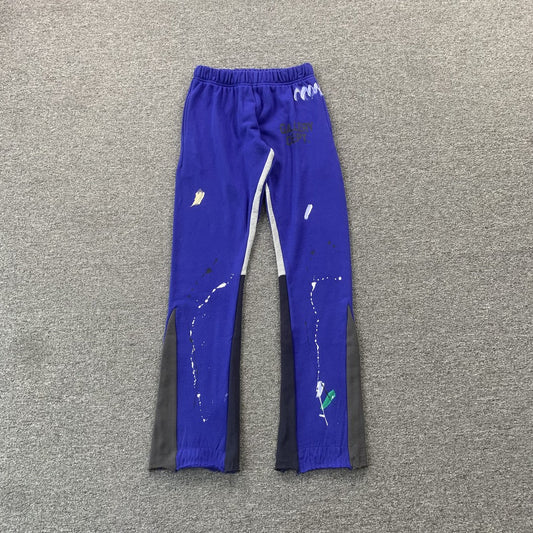 Gallery Dept Paint Sweatpants Blue