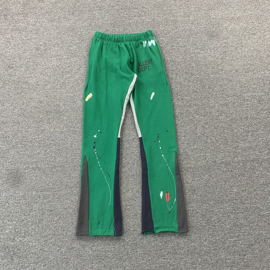 Gallery Dept Paint Sweatpants Green