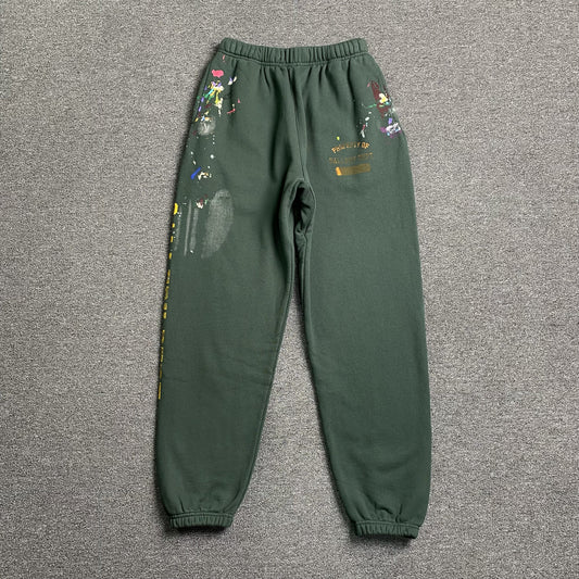 Gallery Dept Painted Property Sweatpants Green