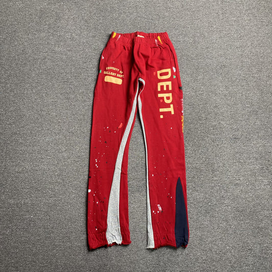 Gallery Dept Painted Sweatpants Red