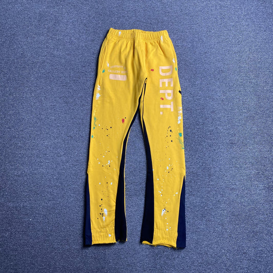 Gallery Dept Painted Sweatpants Yellow