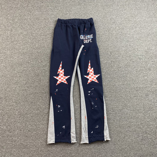 Gallery Dept Star Sweatpants Blue
