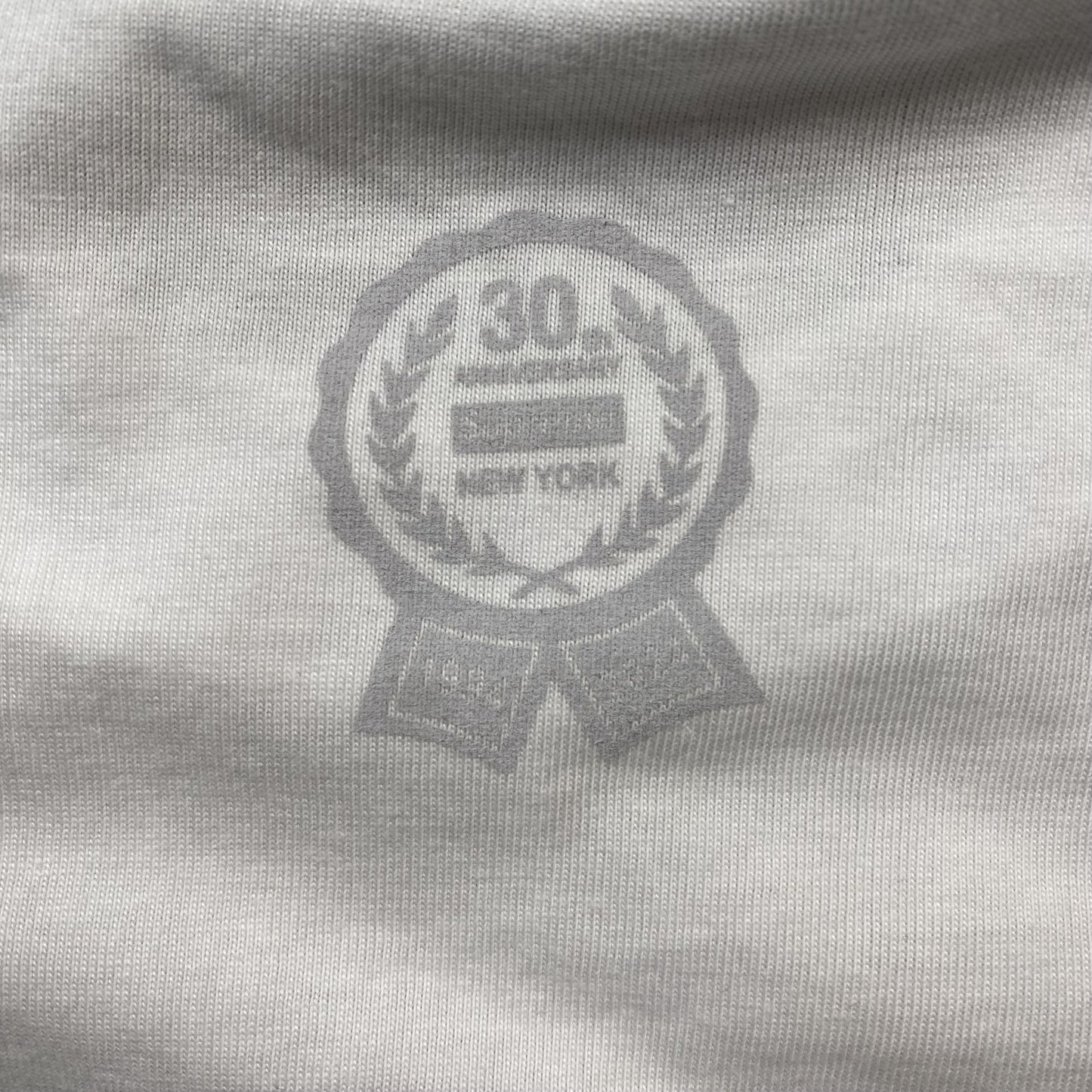 Supreme 30th Anniversary First Tee White