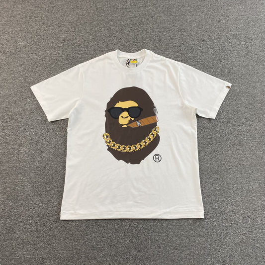 Bape Ape Tee White