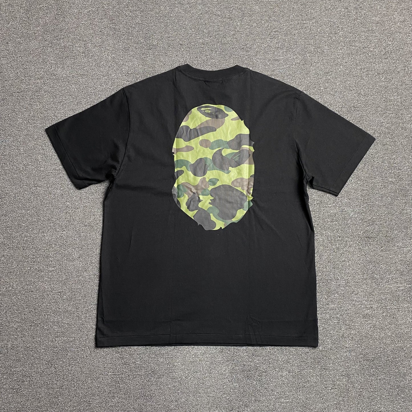 Bape Camo Big Ape Head Tee Black