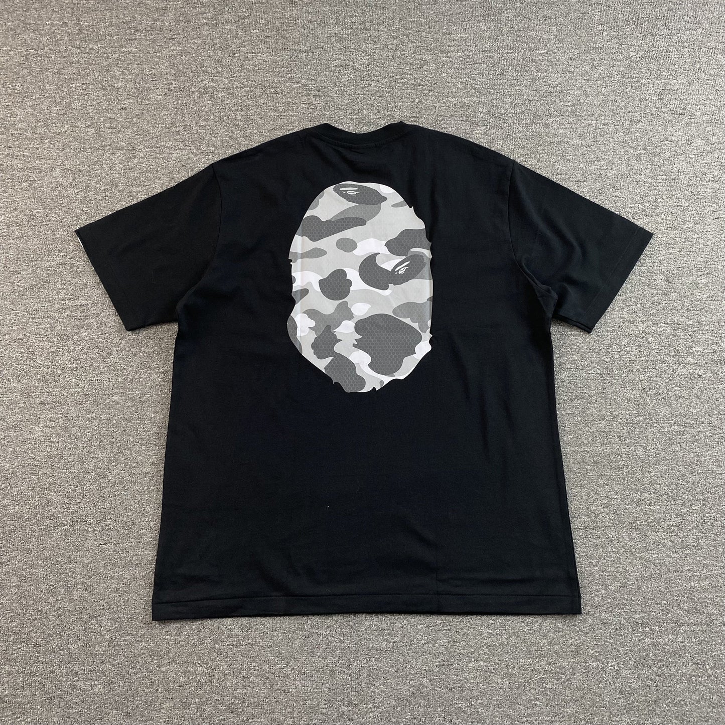 Bape Camo Big Ape Head Tee Black