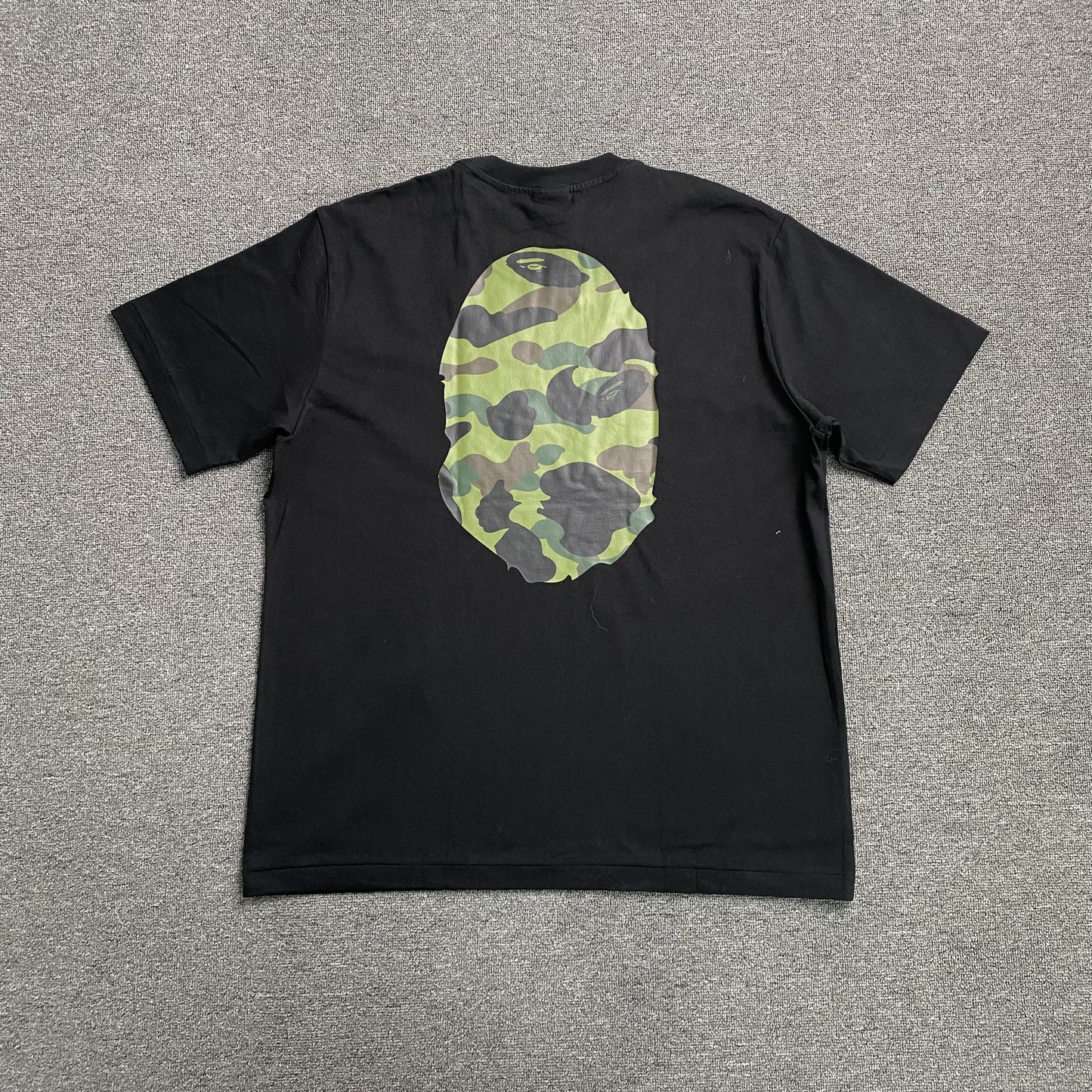 Bape Camo Big Ape Head Tee Black