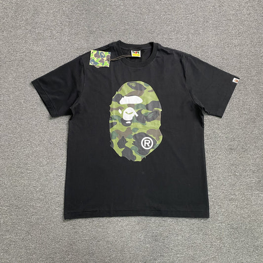 Bape Camo Big Ape Head Tee Black