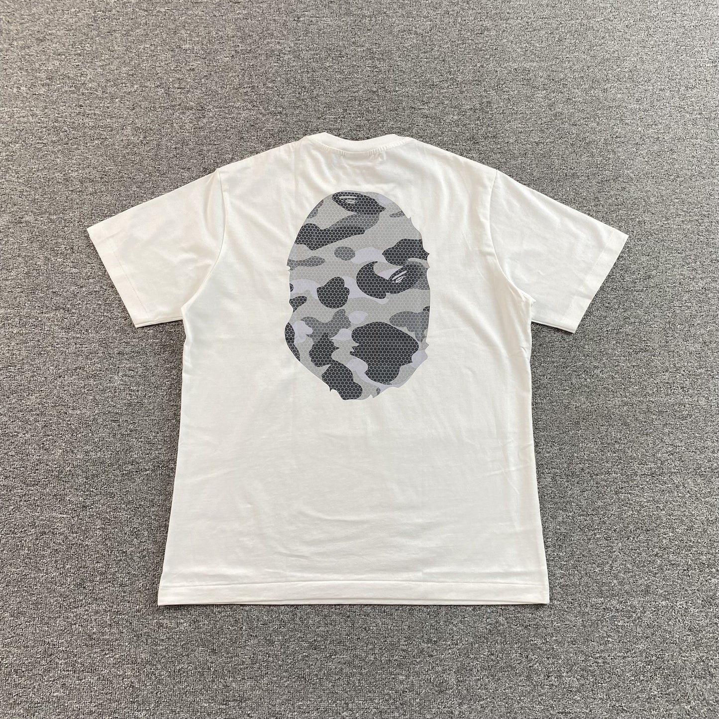 Bape Camo Big Ape Head Tee White