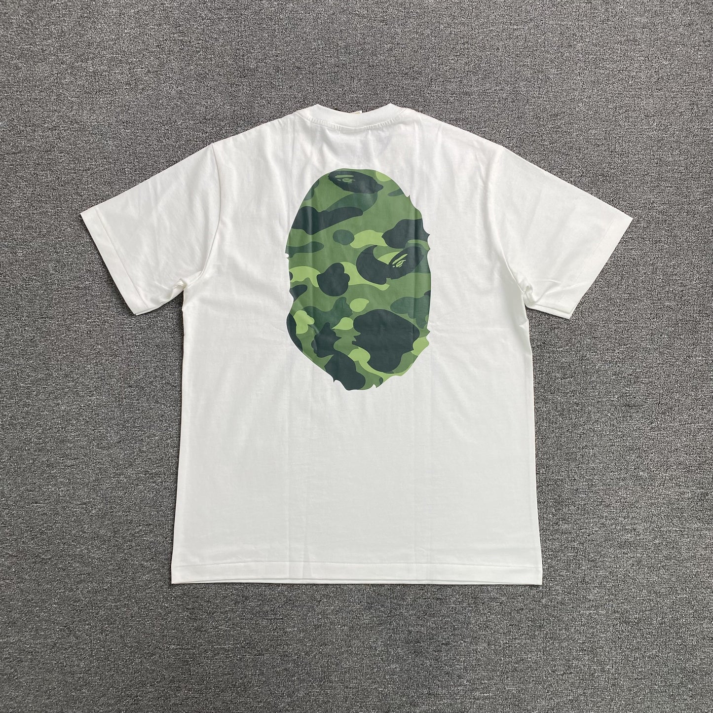 Bape Camo Big Ape Head Tee White