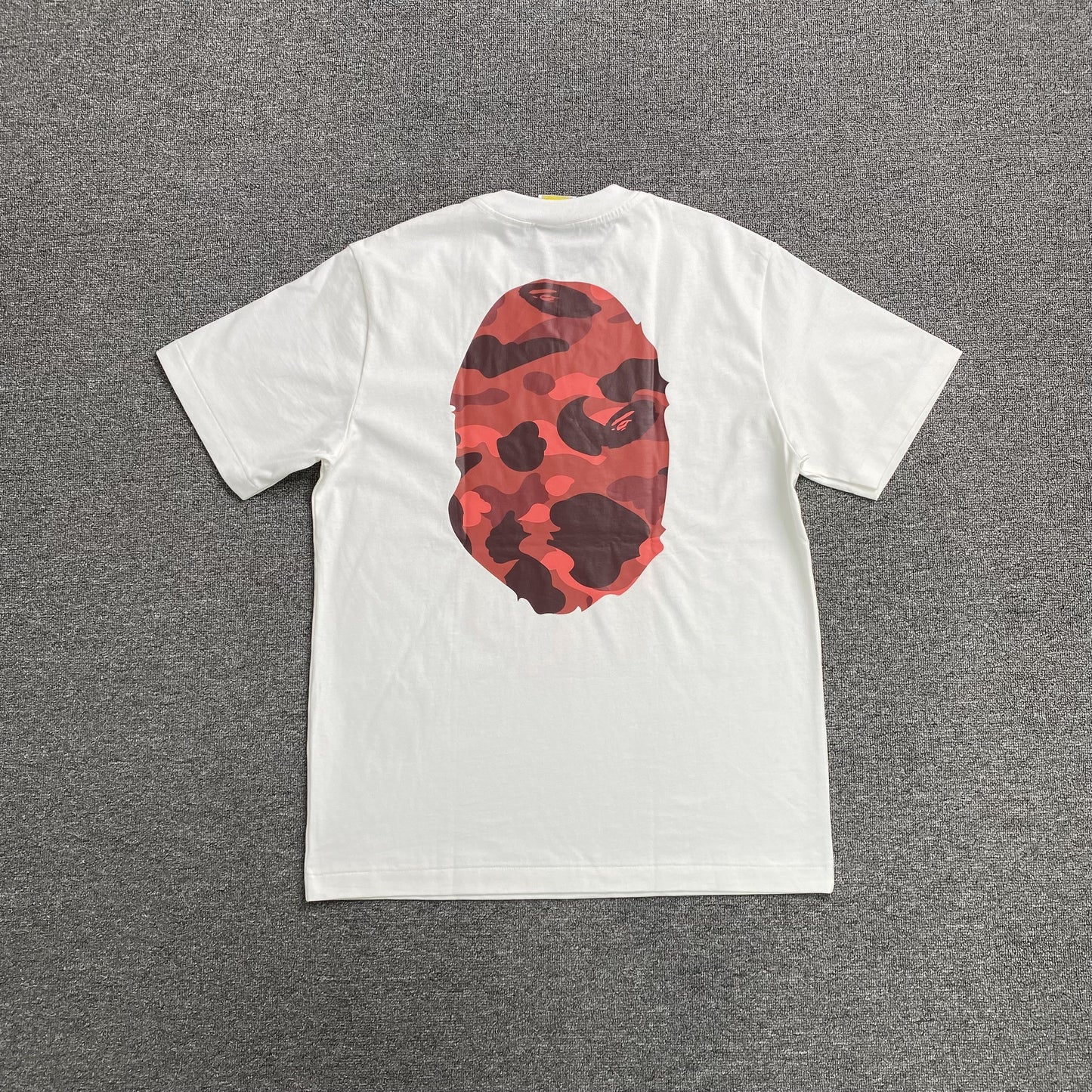 Bape Camo Big Ape Head Tee White