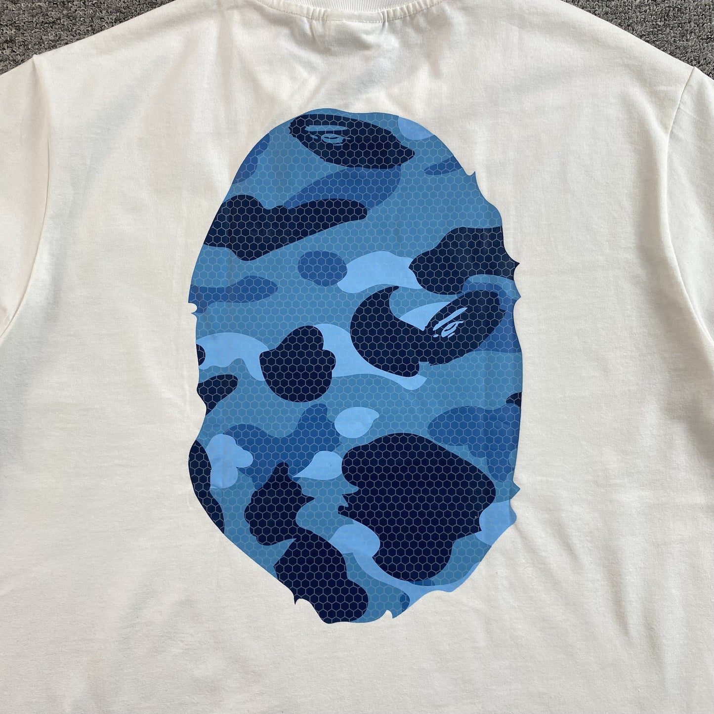 Bape Camo Big Ape Head Tee White