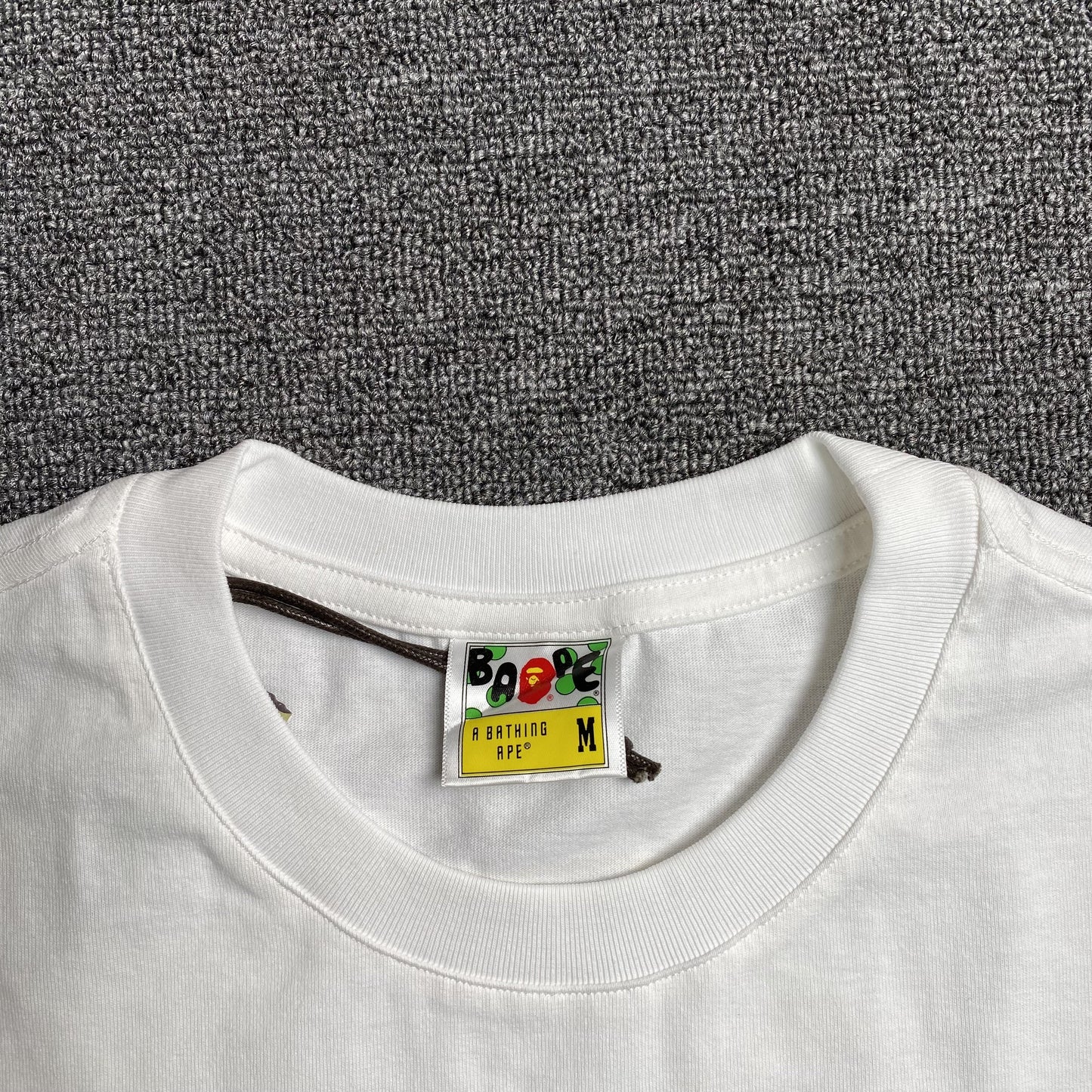 Bape Camo Big Ape Head Tee White