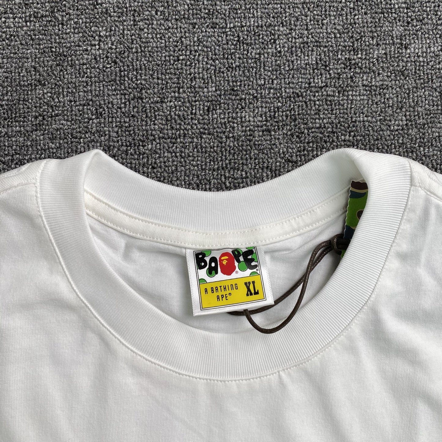 Bape Camo Big Ape Head Tee White