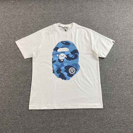 Bape Camo Big Ape Head Tee White