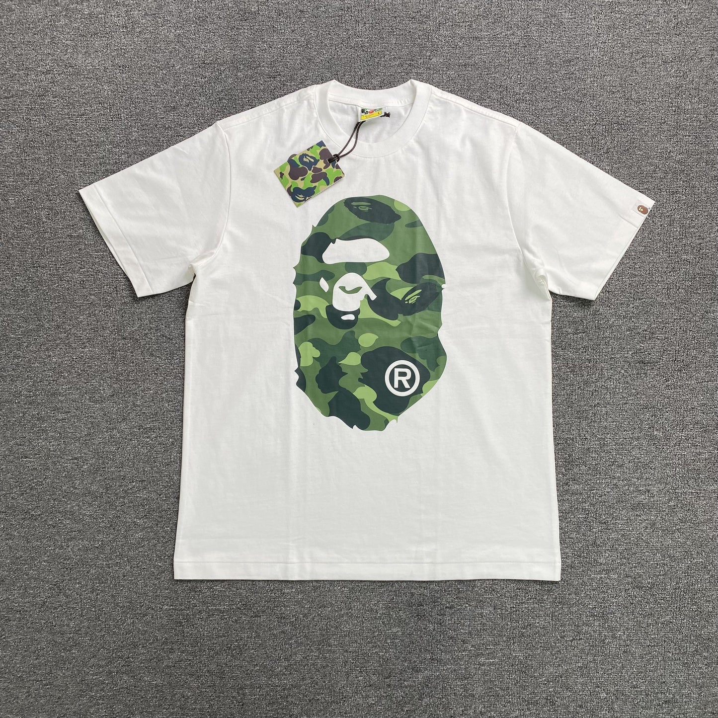 Bape Camo Big Ape Head Tee White
