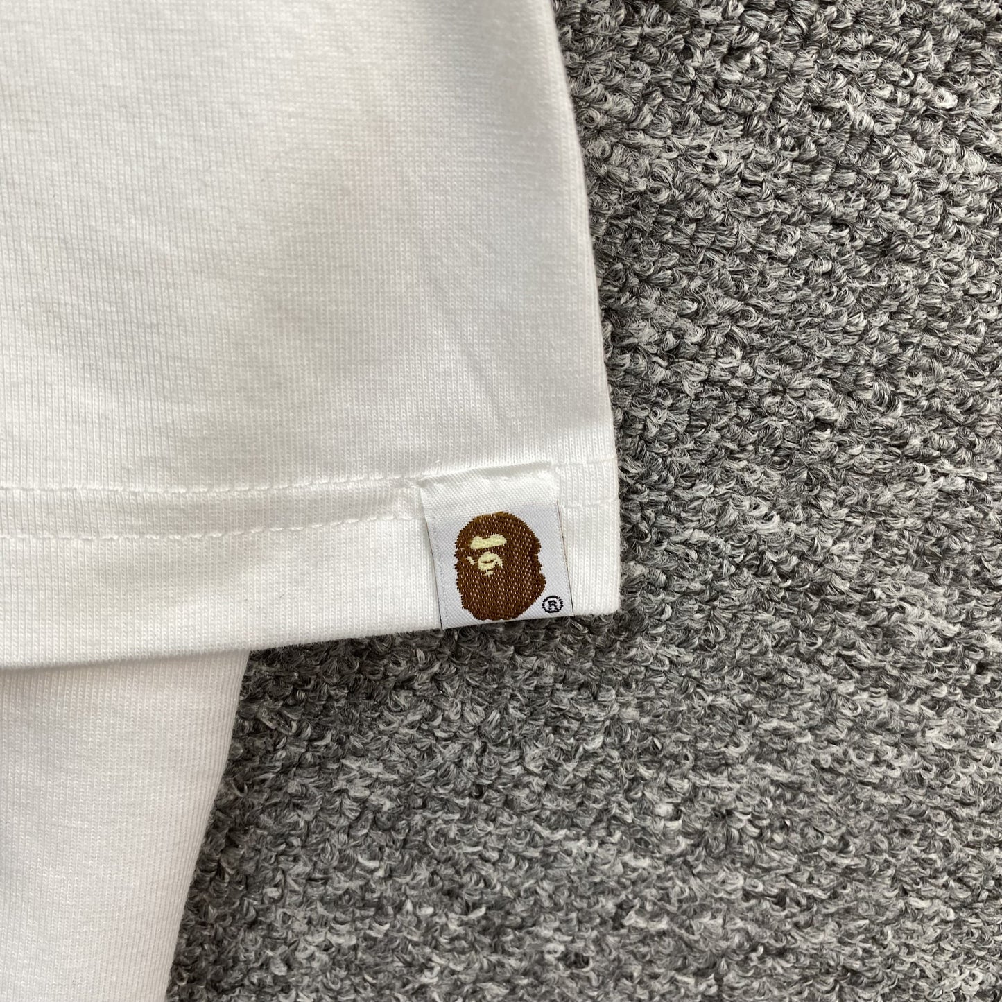 Bape Digital Shark Tee White