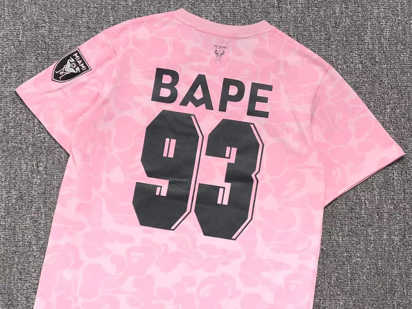 Bape X Inter Miami CF Camo Tee Pink