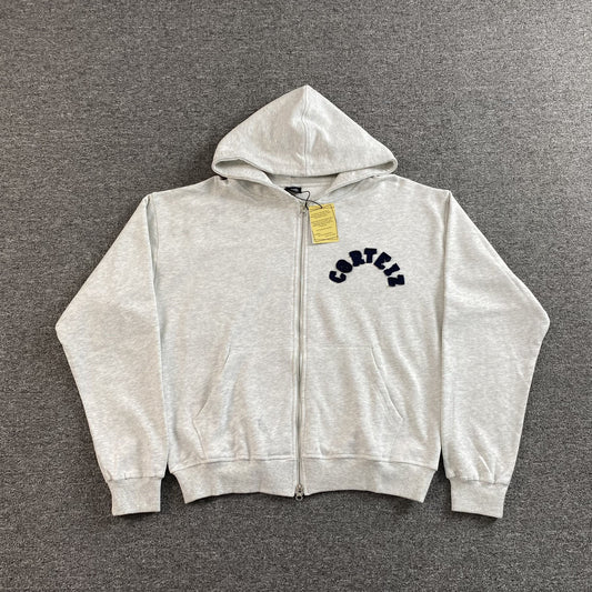 Corteiz Colly Arch Zip Hoodie Grey
