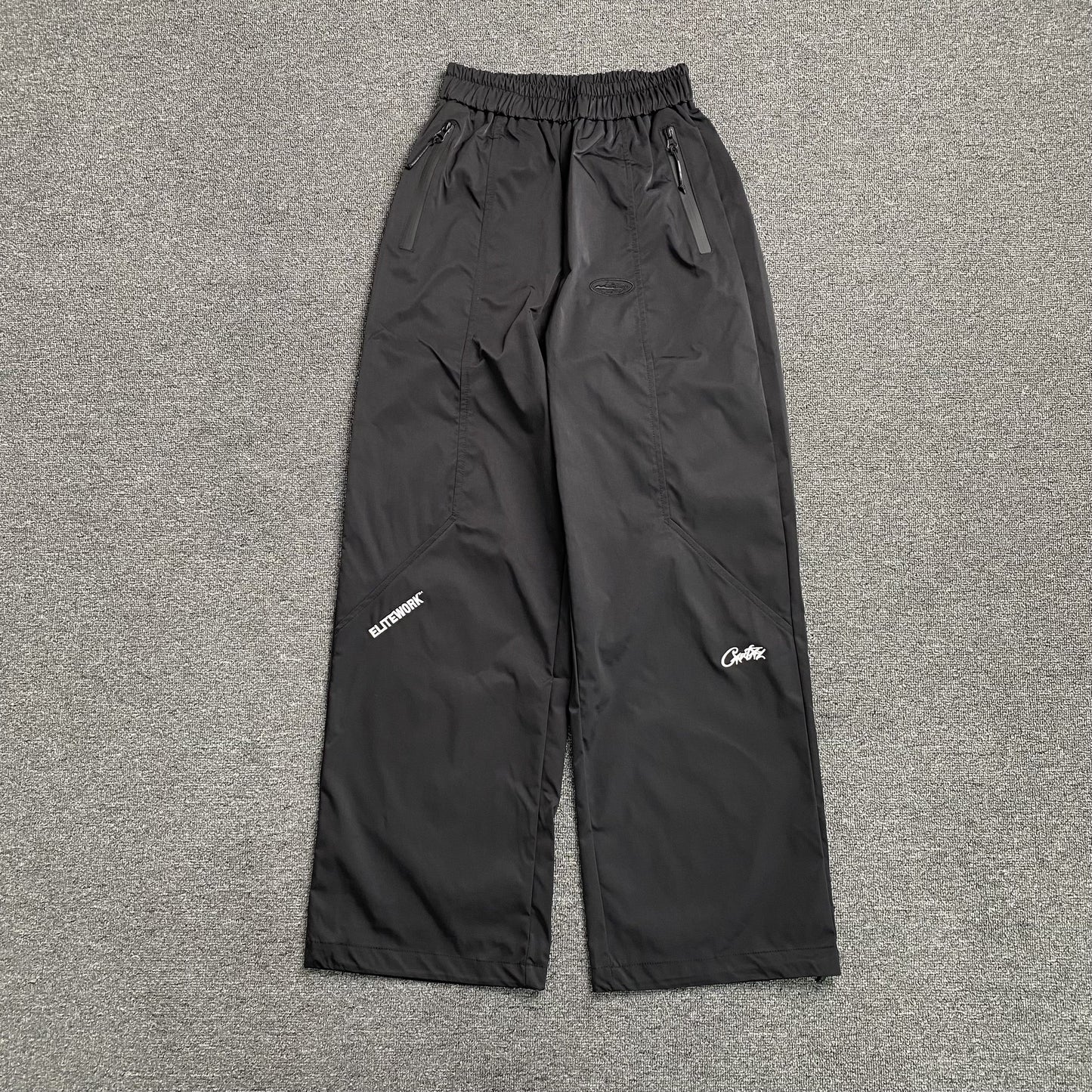 Corteiz Elitework Shell Pant Black