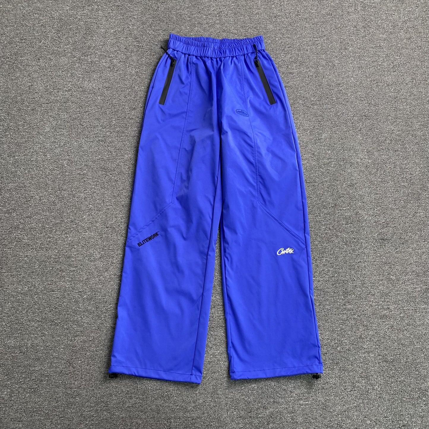 Corteiz Elitework Shell Pant Blue