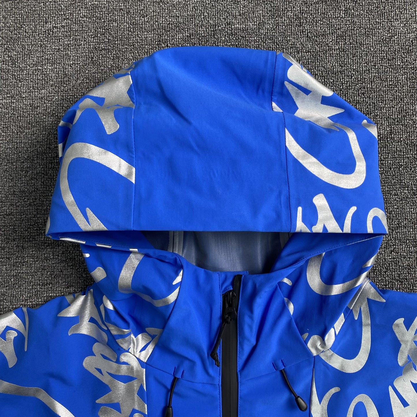 Corteiz Elitework Waterproof Shell Jacket Blue