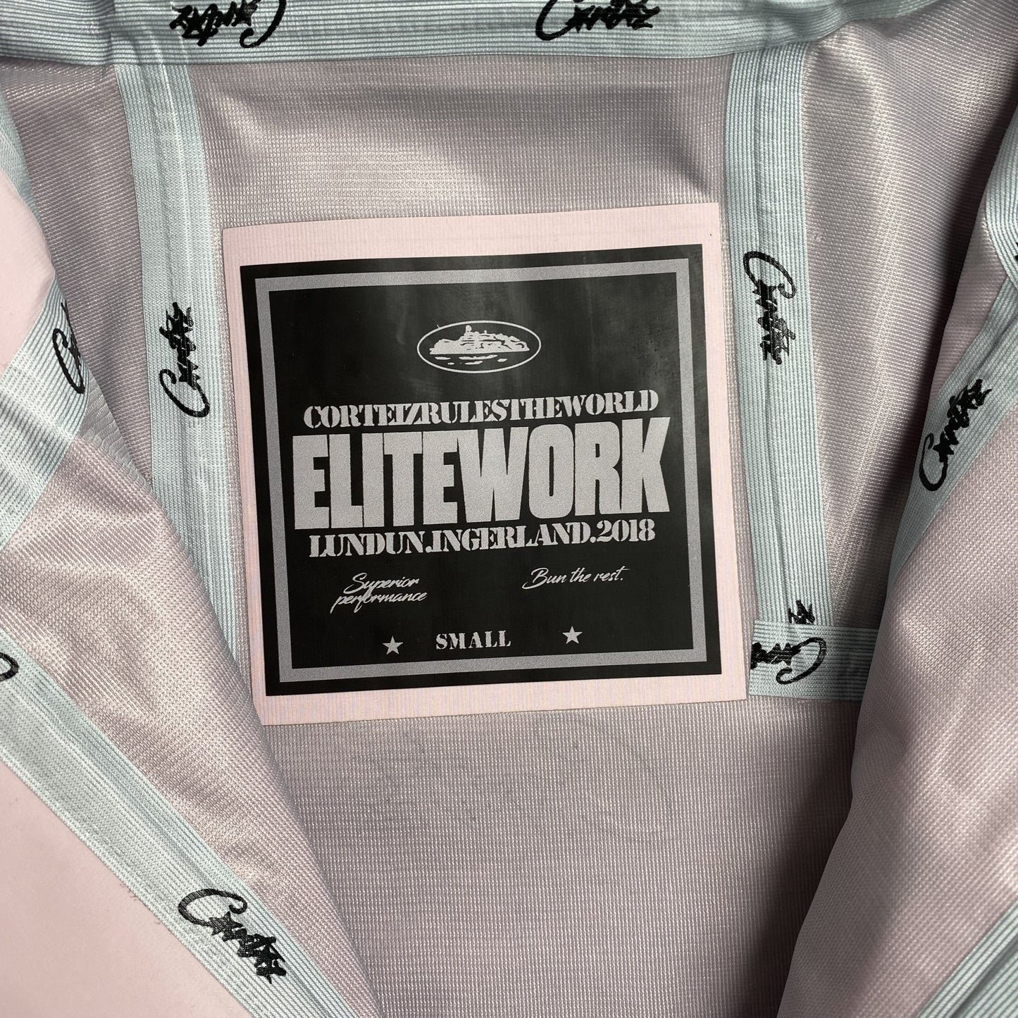 Corteiz Elitework Waterproof Shell Jacket Pink