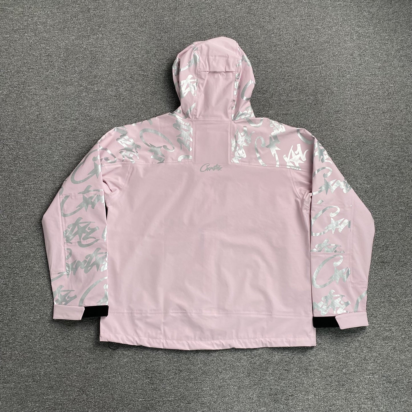 Corteiz Elitework Waterproof Shell Jacket Pink