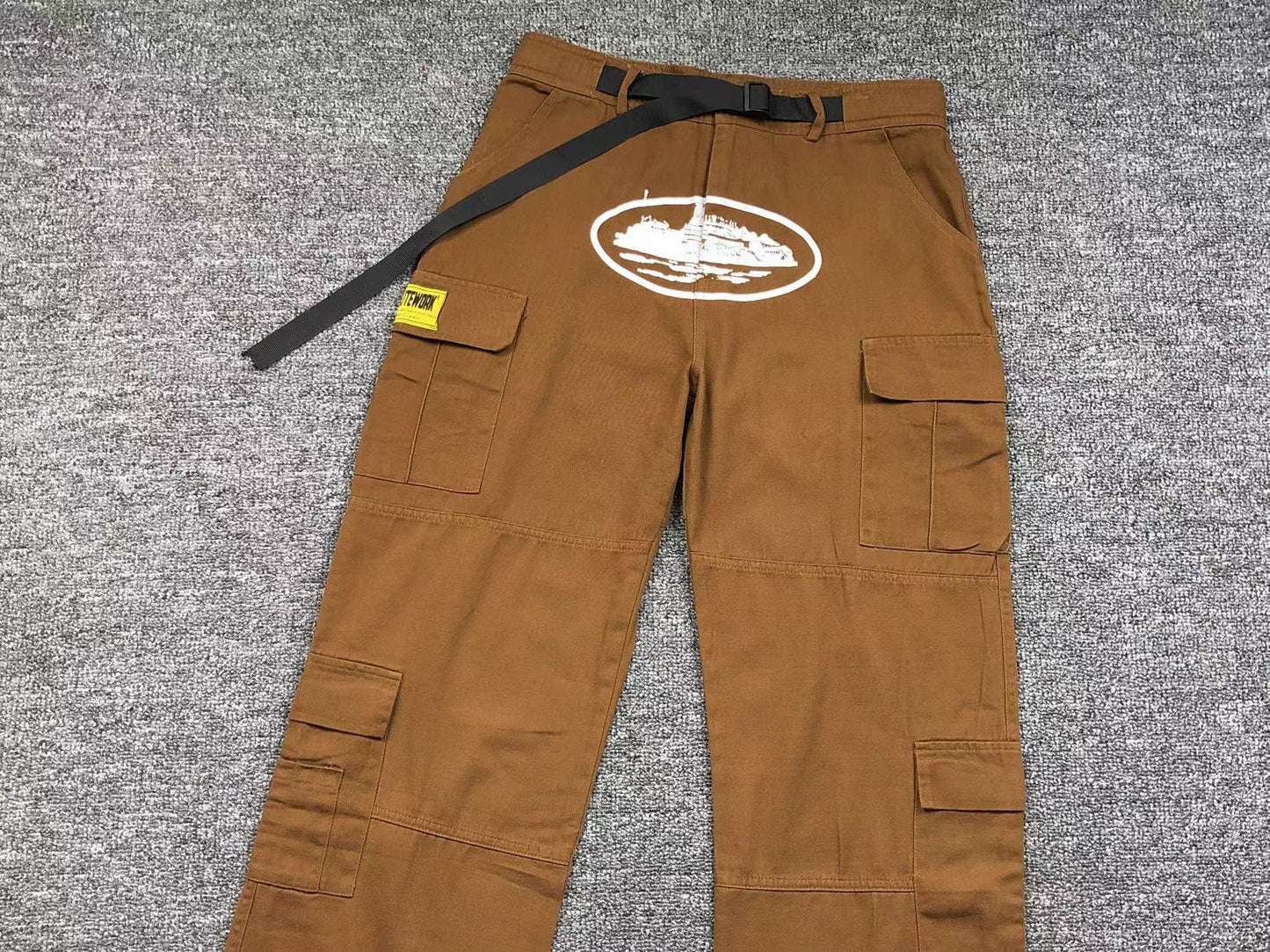 Corteiz Guerillaz Cargos Brown