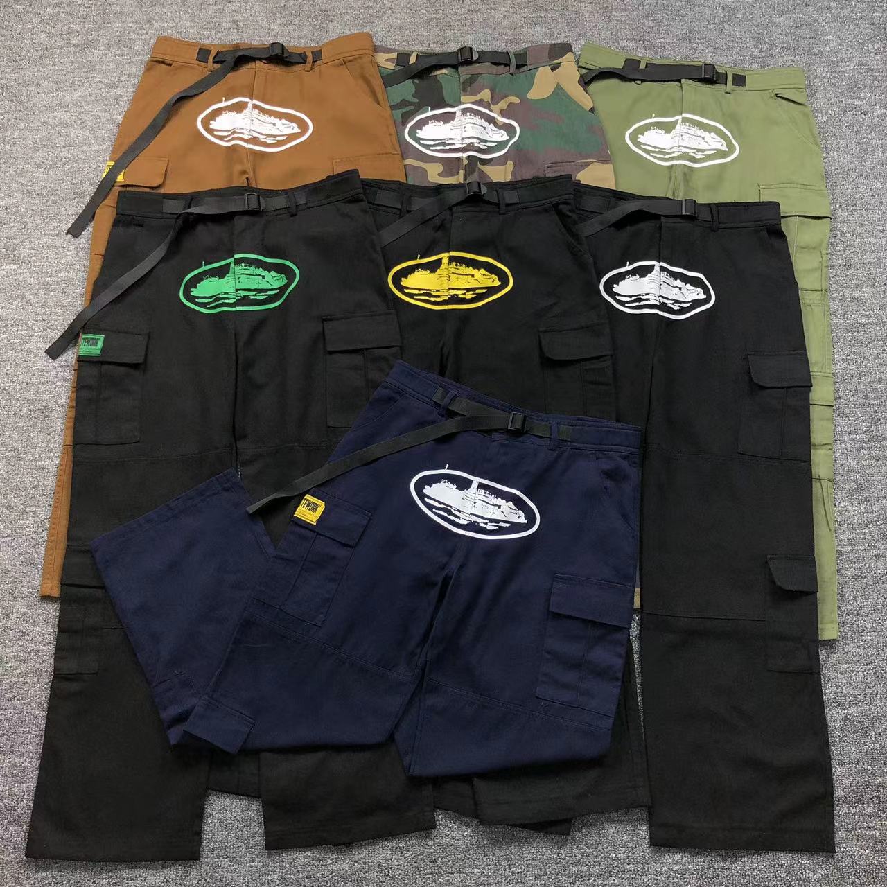 Corteiz Guerillaz Cargos Brown