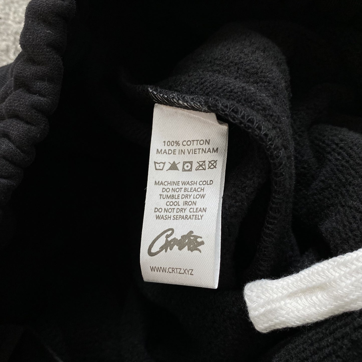 Corteiz HMP Open Hem Pants Black