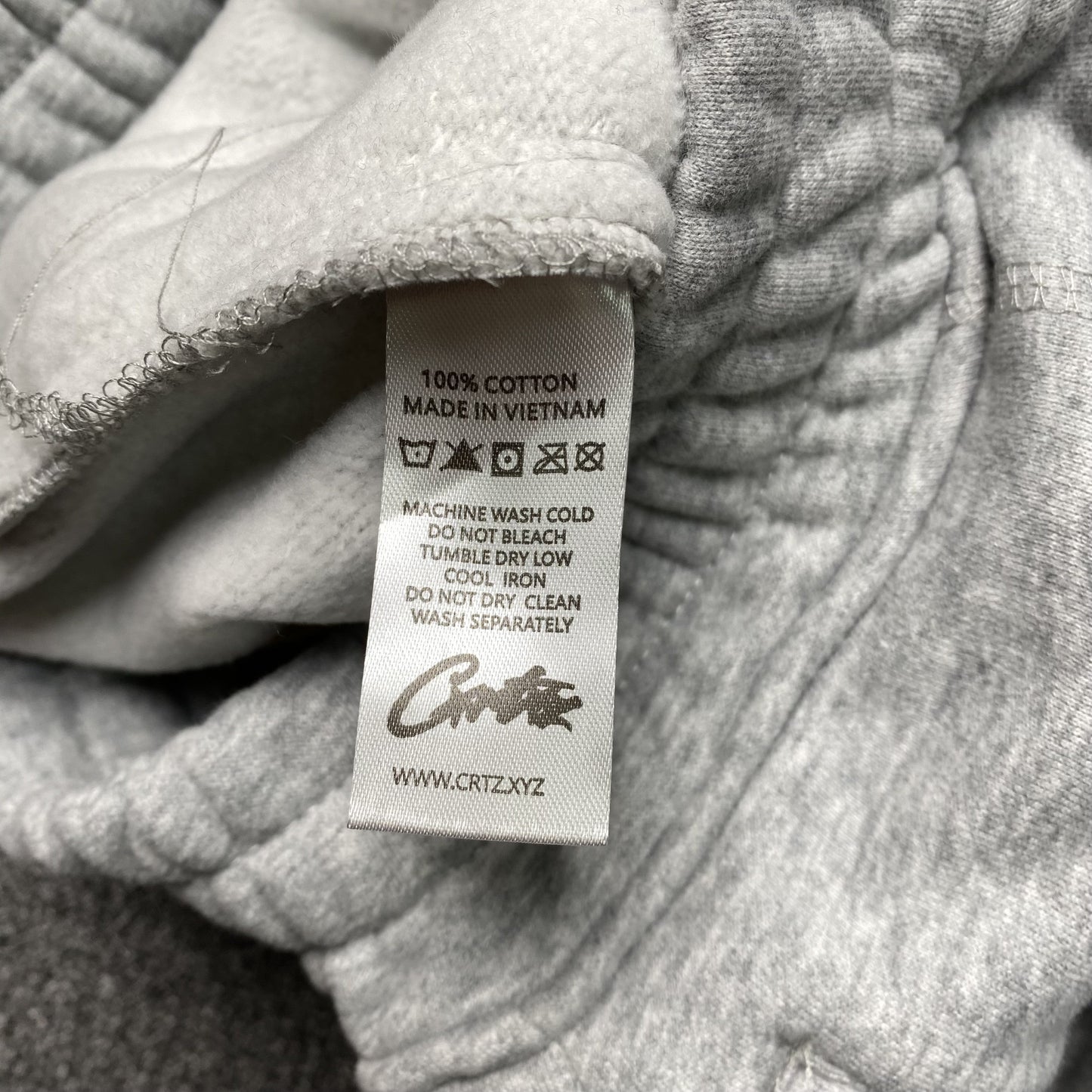 Corteiz HMP Open Hem Pants Grey