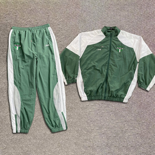 Corteiz Olympic Shuku Nigeria Tracksuit Green