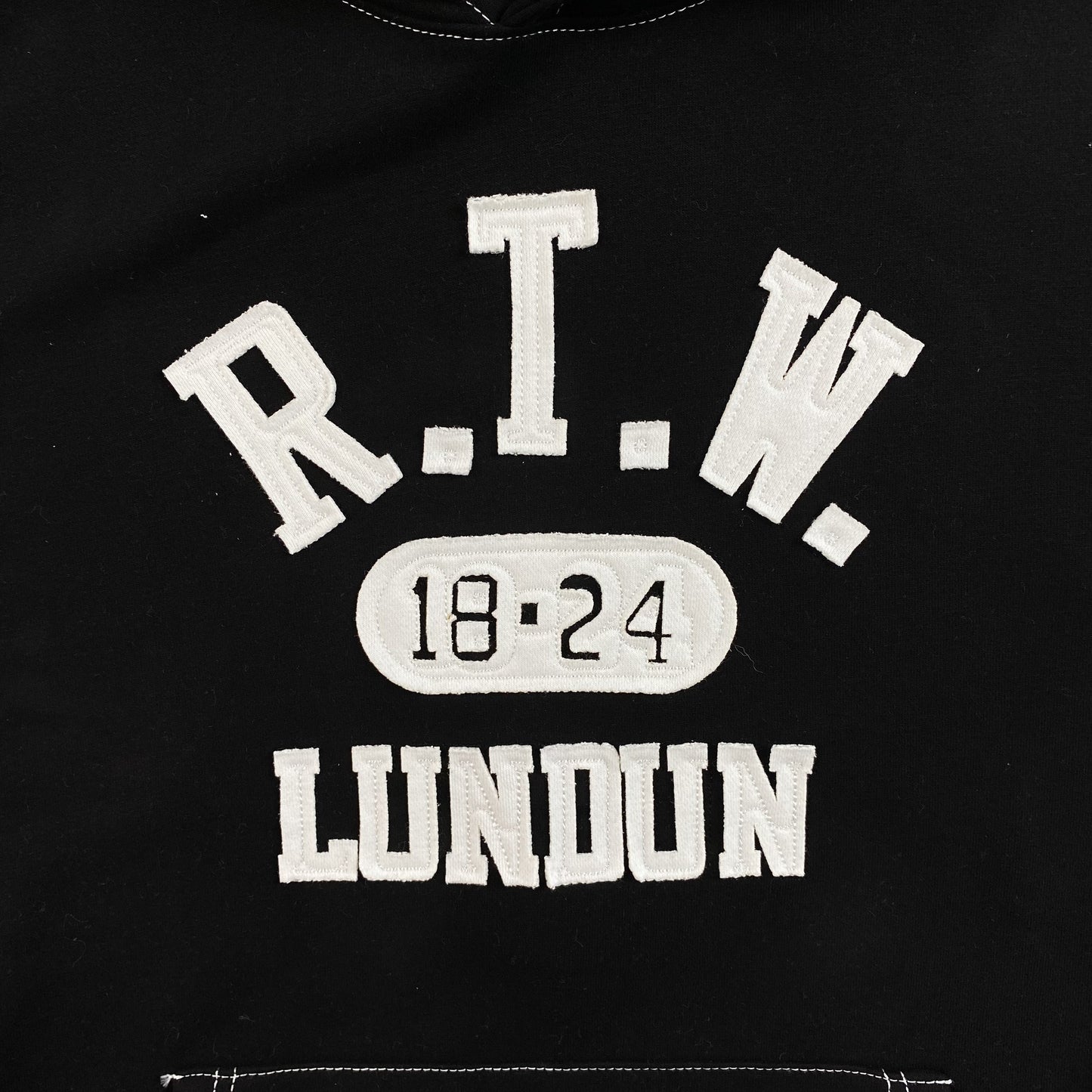 Corteiz RTW College Hoodie Black