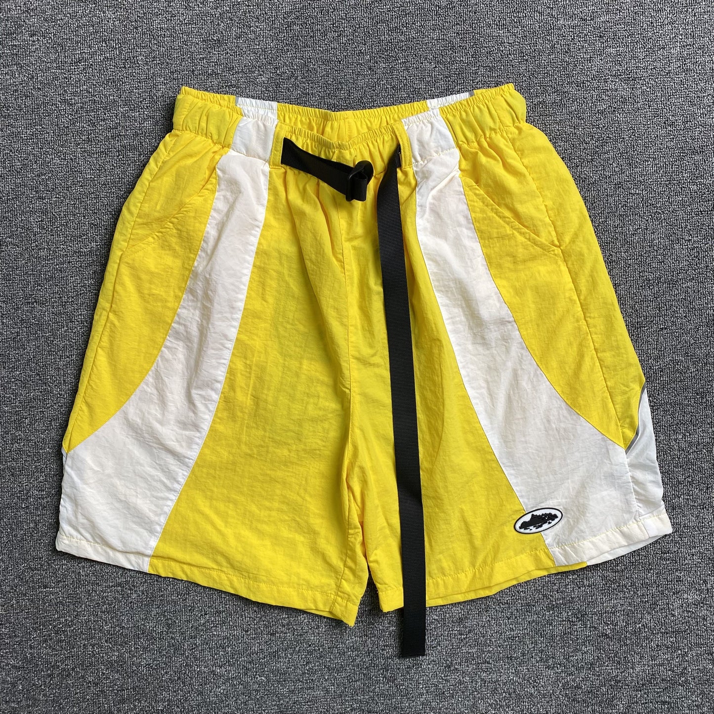 Corteiz Spring Shorts Yellow