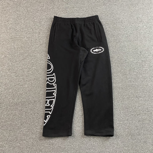 Corteiz Superior Royale Open Hem Pants Black