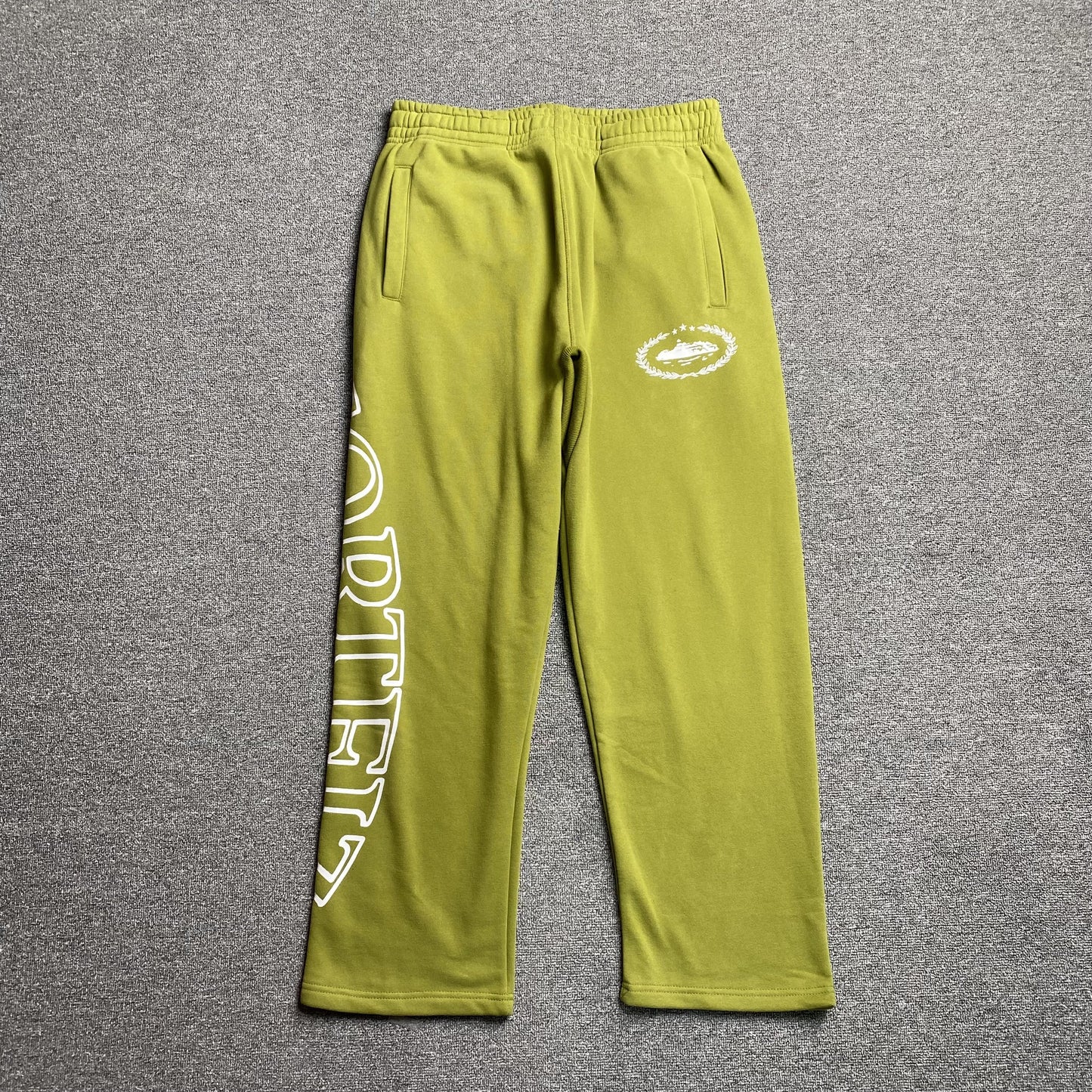 Corteiz Superior Royale Open Hem Pants Olive