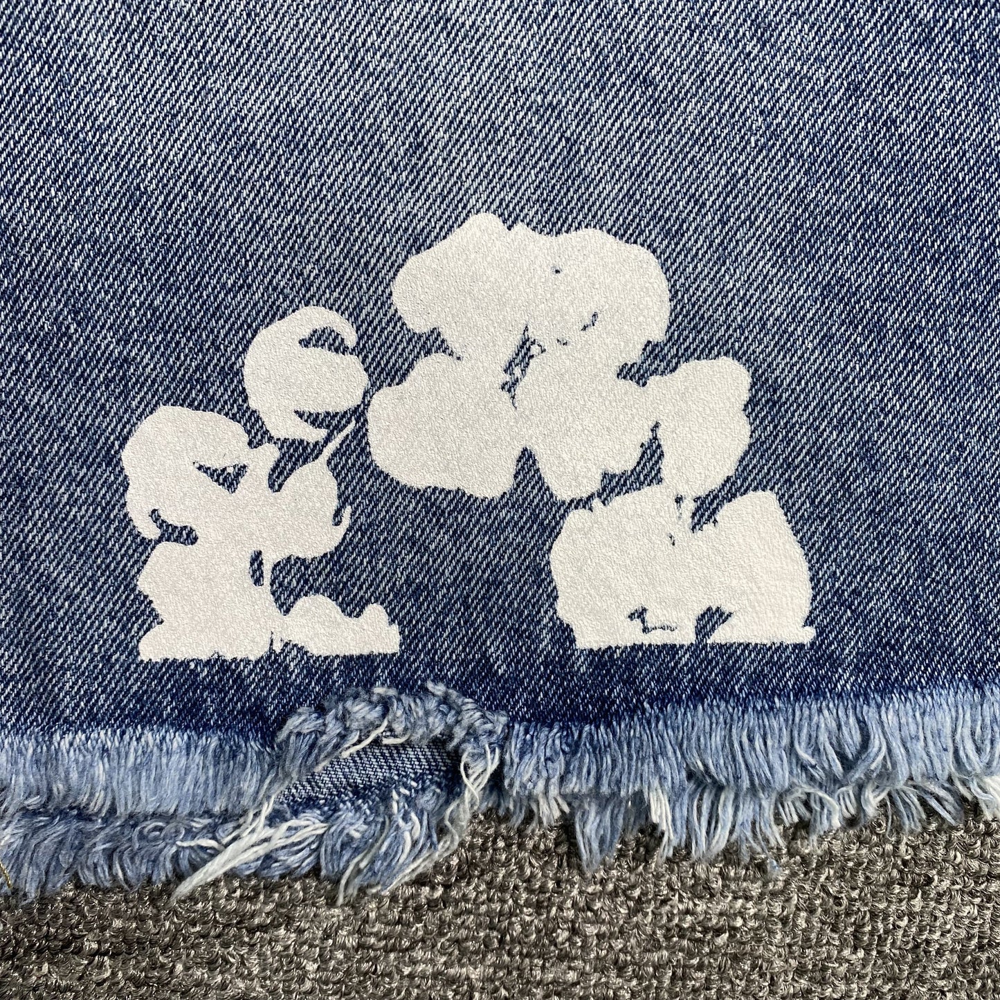 Denim Tears The Cotton Wreath Jean Short Light Blue