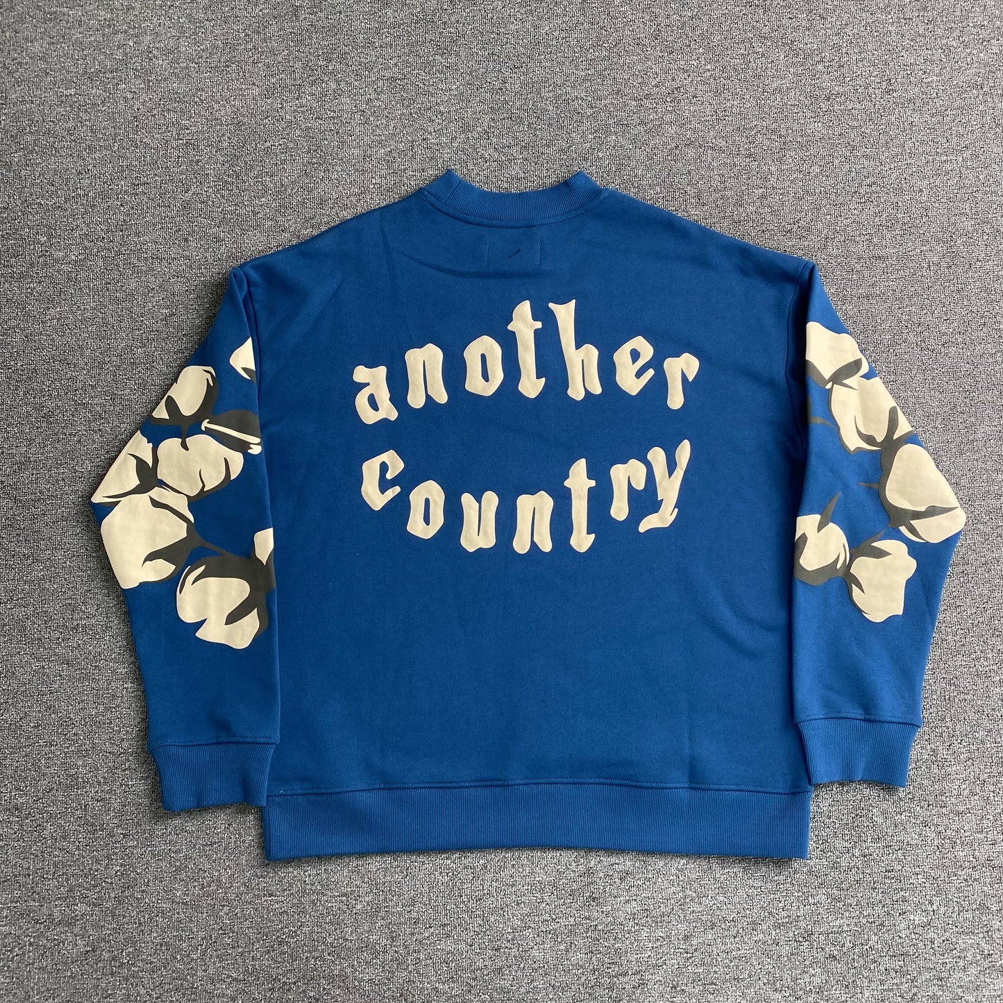 Denim Tears x CPFM Cactus Tears Crewneck Blue