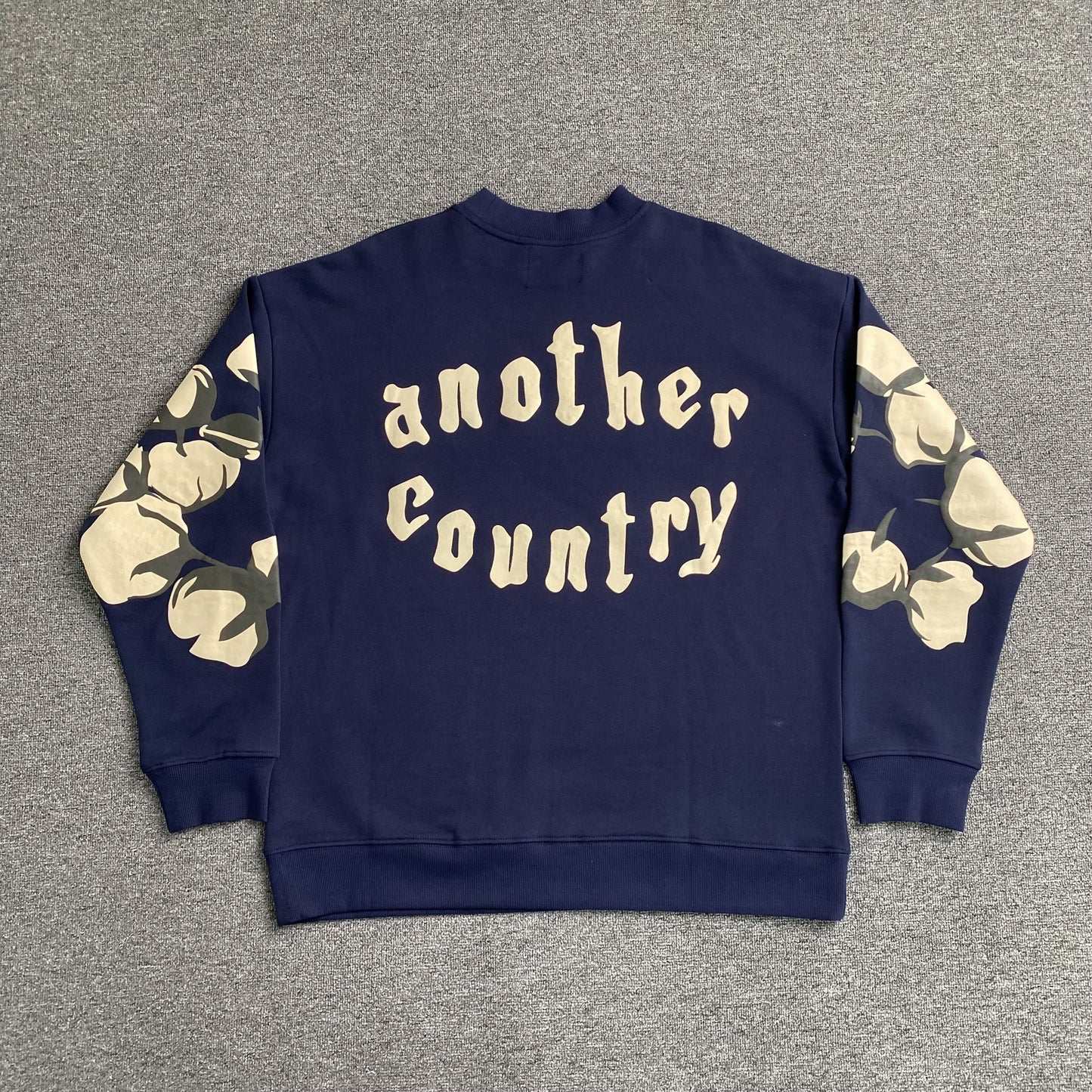Denim Tears x CPFM Cactus Tears Crewneck Navy