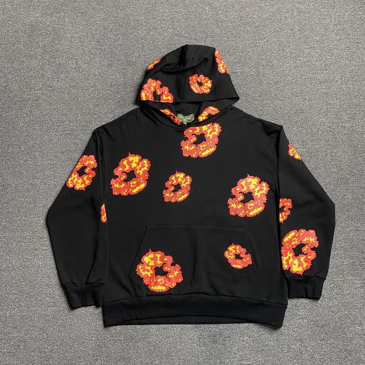 Denim Tears X Offset Wreath Hoodie Black
