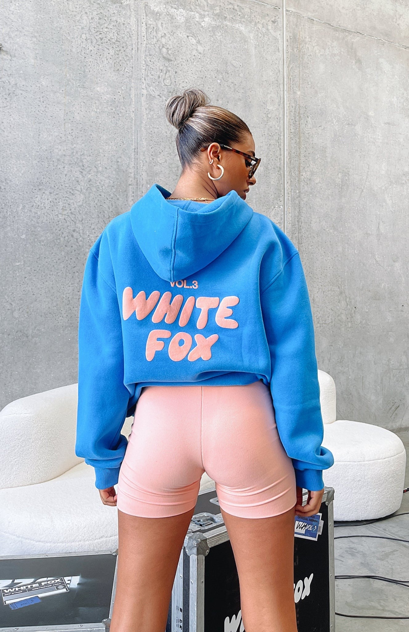 White Fox Azure Offstage Hoodie/ Blue