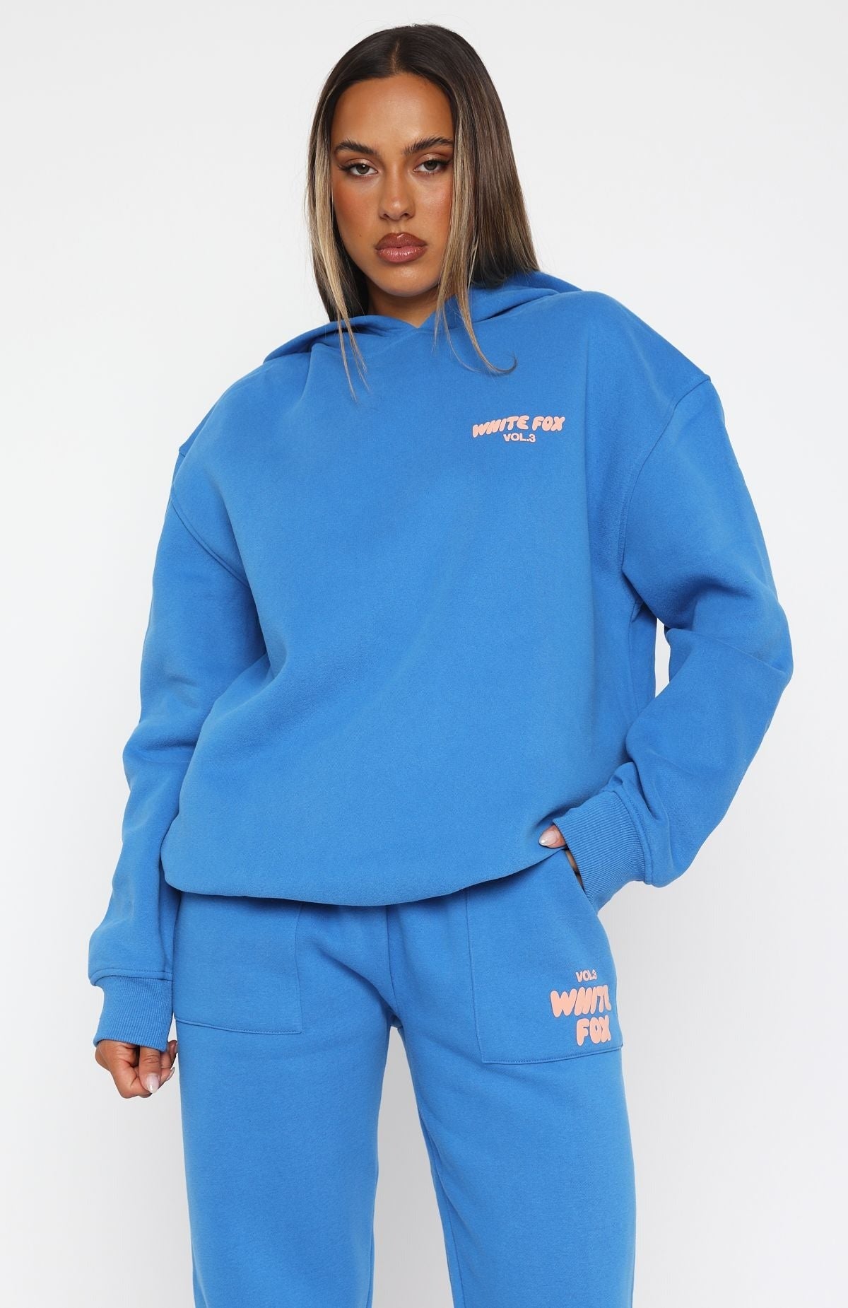White Fox Azure Offstage Hoodie/ Blue