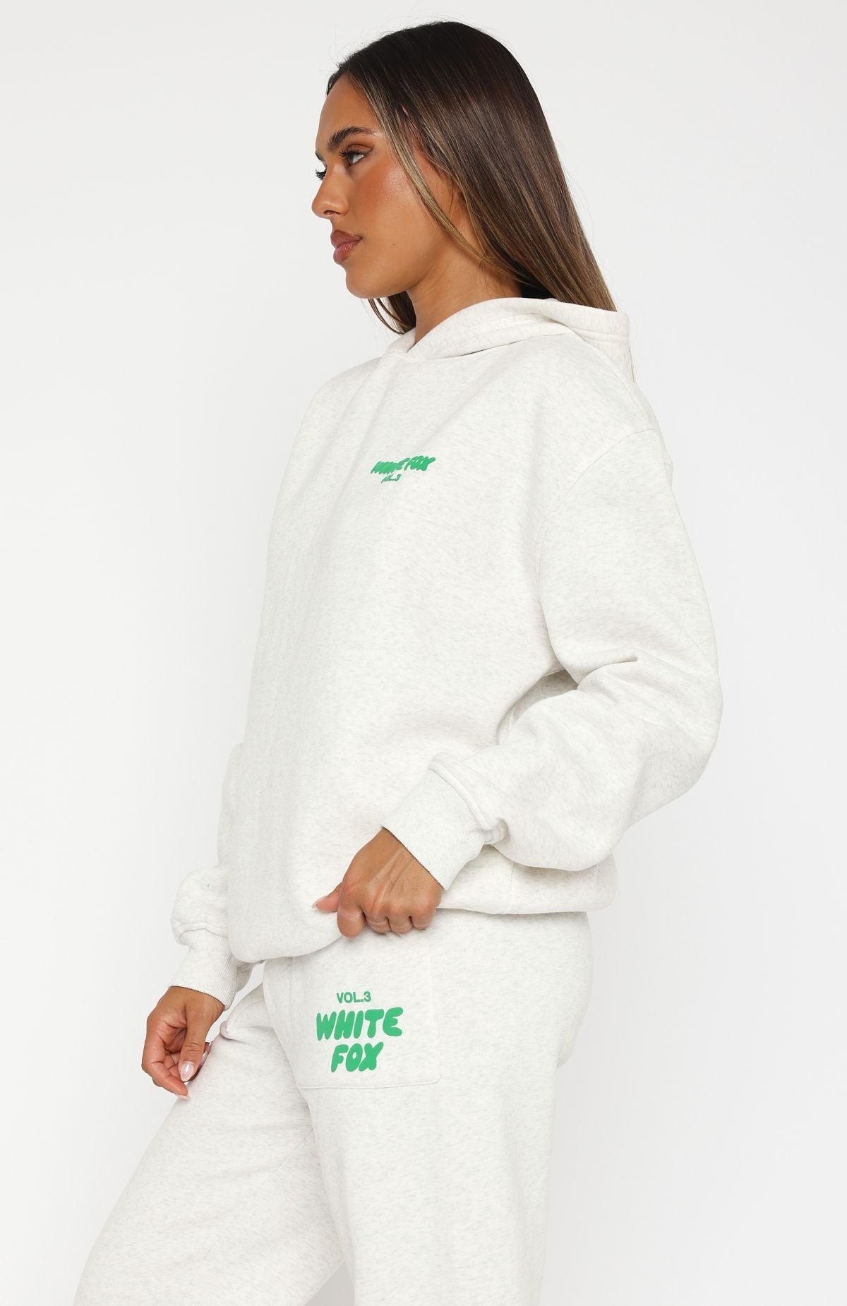 White Fox Offstage Hoodie Glacier Grey